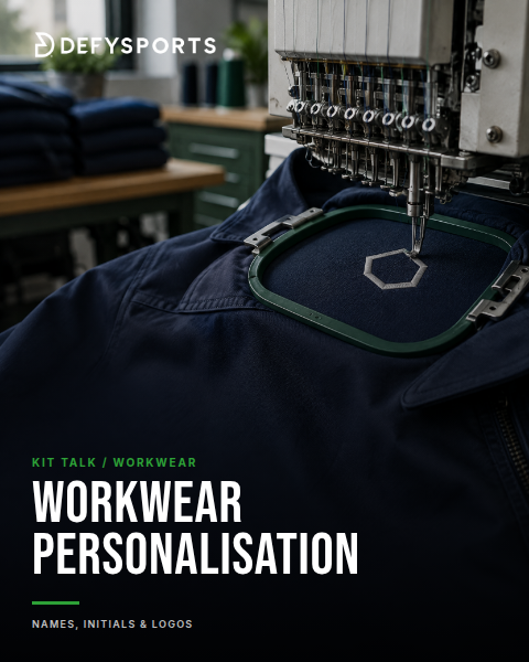 Workwear Personalisation: Names, Initials and Logos Explained
