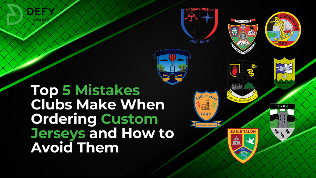 Avoid the 5 common mistakes clubs make with custom jerseys