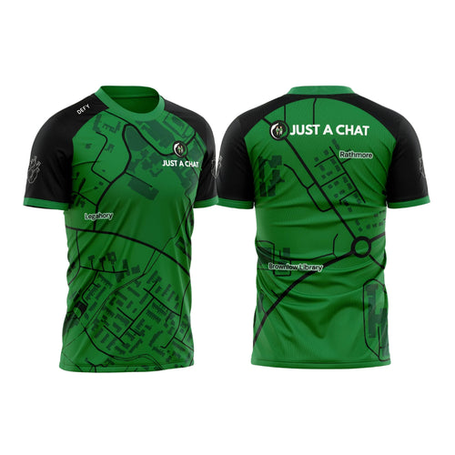 Just A Chat Bright Green Jersey Adult