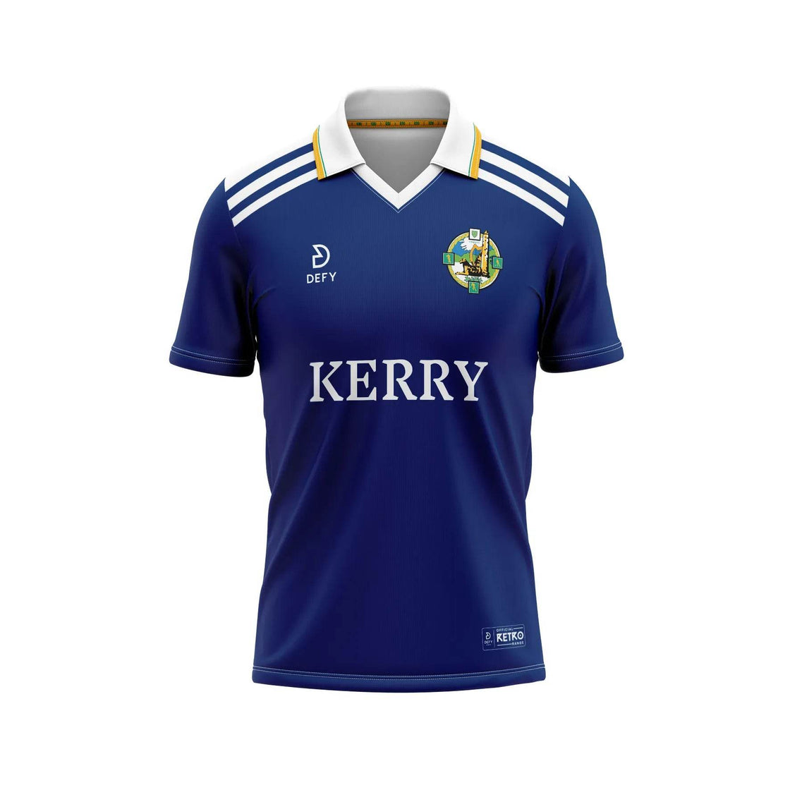 Kerry Retro Jersey Navy Adults - Defy.ie