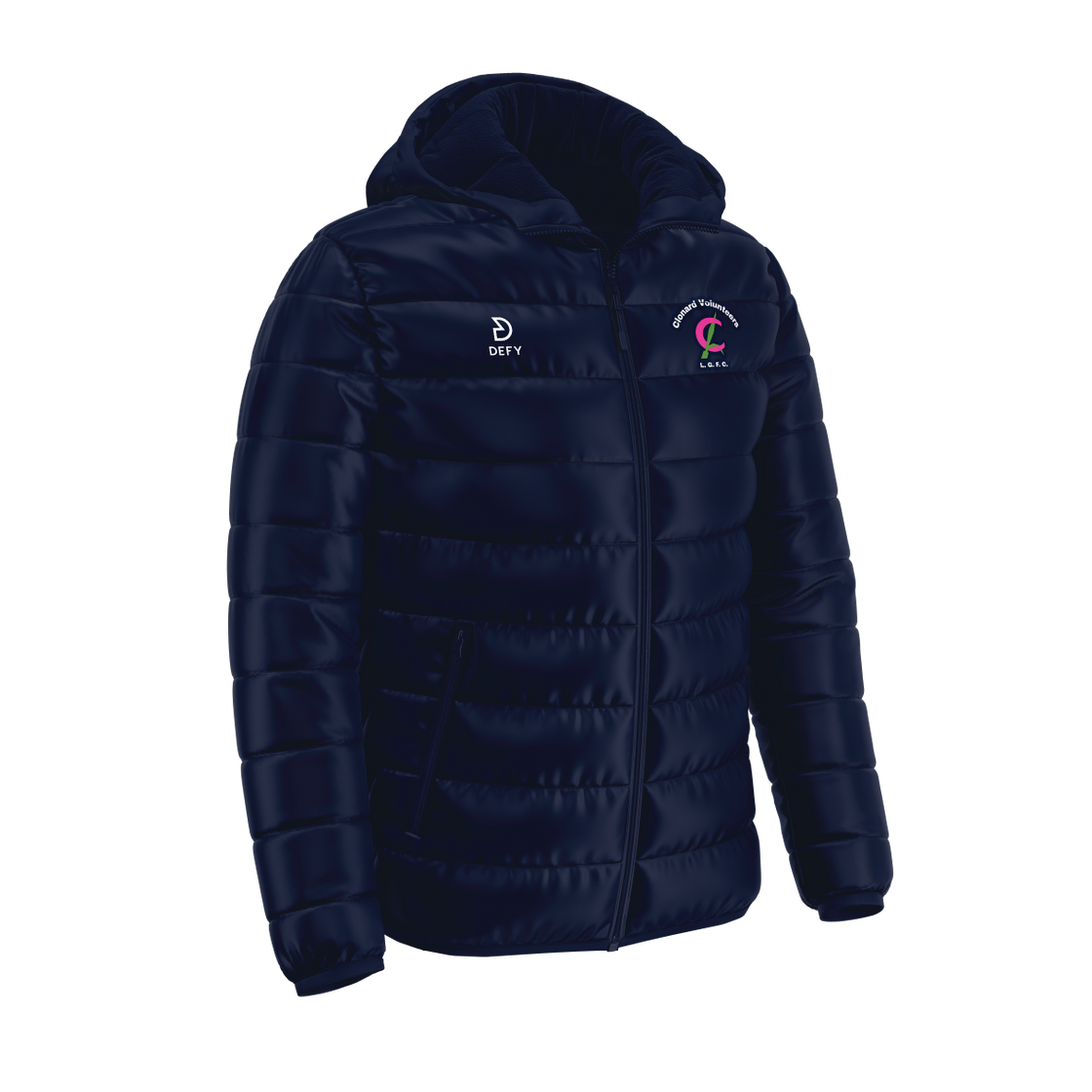 Clonard Volunteers LGFA Puffer Jacket Kids - Defy.ie