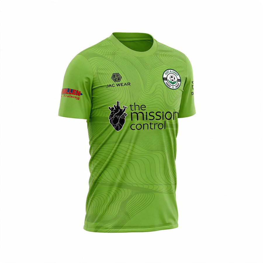 Just A Chat Lime Green Jersey Kids
