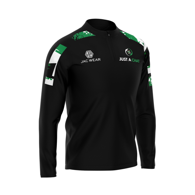 Just A Chat Green Zip Top Kids