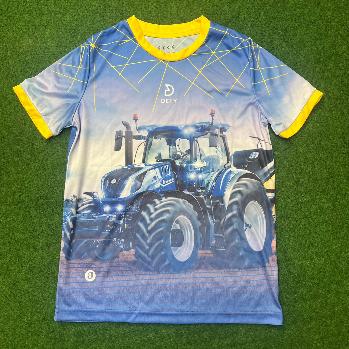 DEFY Agri Jerseys - New Holland - Royal Amber - Defy.ie