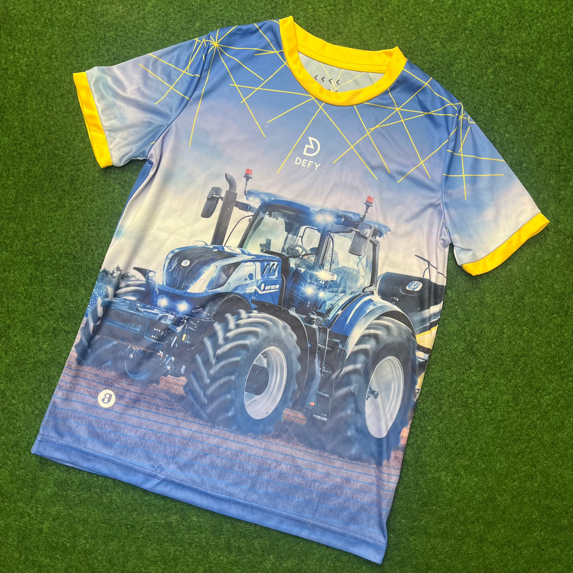 DEFY Agri Jerseys - New Holland - Royal Amber - Defy.ie