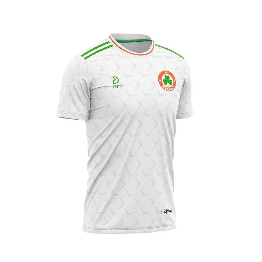 Ireland Retro Jersey White Kids