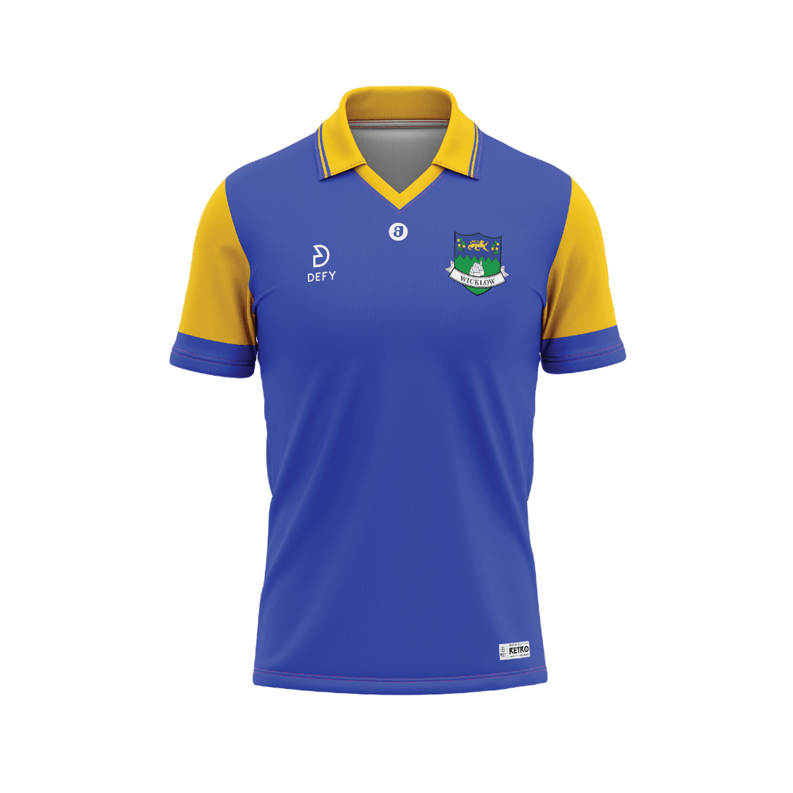 Wicklow Retro Gaelic Jersey Kids - Defy.ie