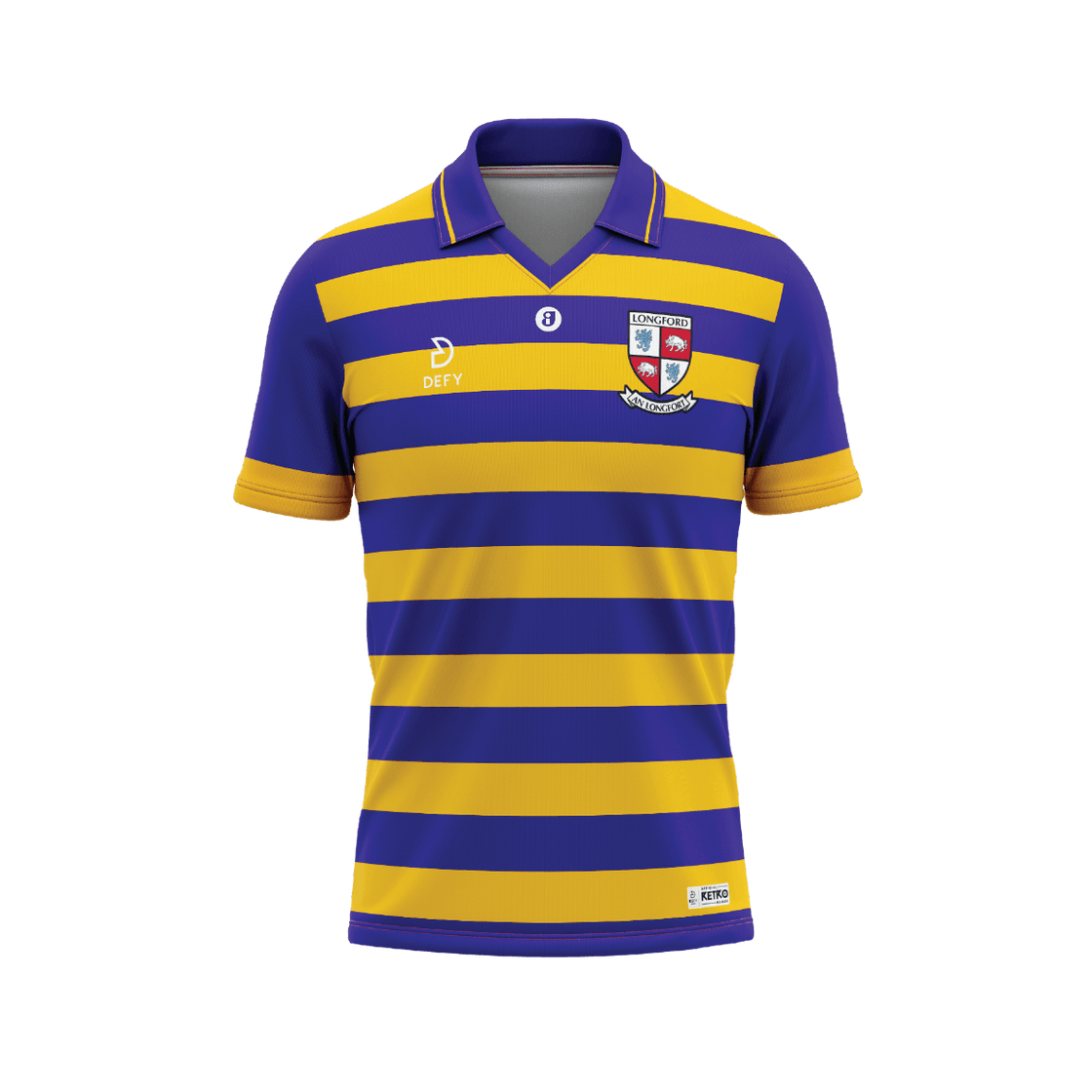 Longford Retro Gaelic Jersey Kids - Defy.ie