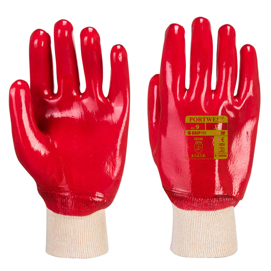 A400 PVC Knitwrist Glove (1)