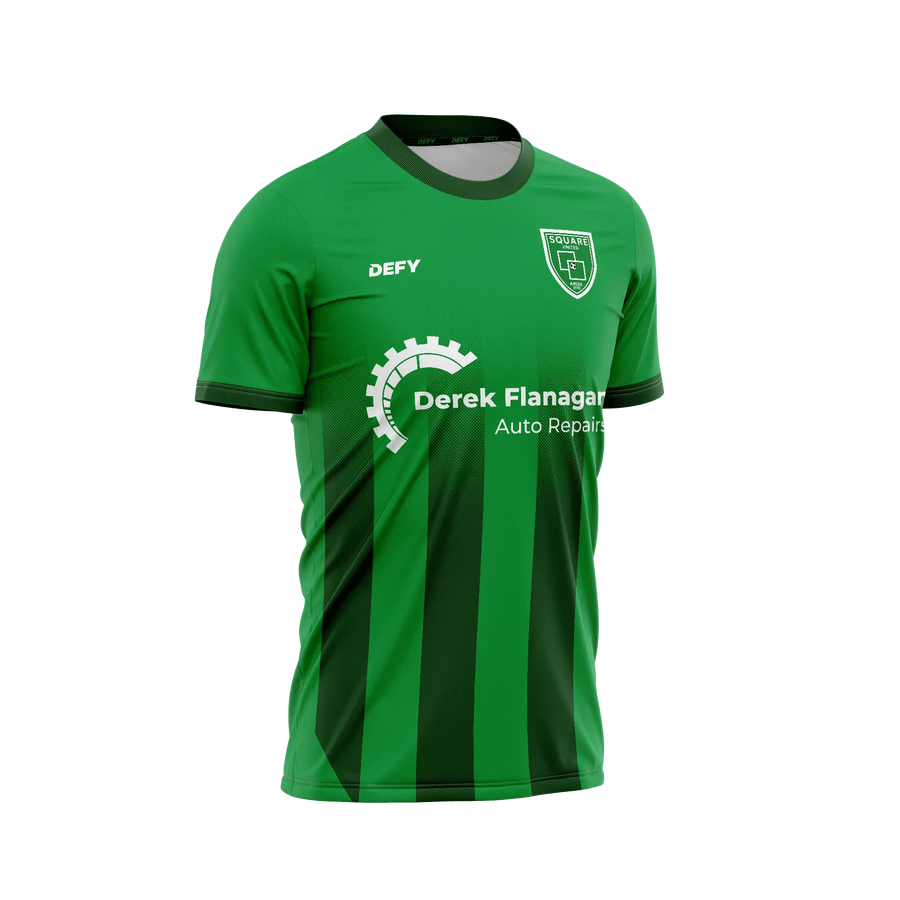 Square Utd Training Jersey - Green/Black - Adults - Defy.ie