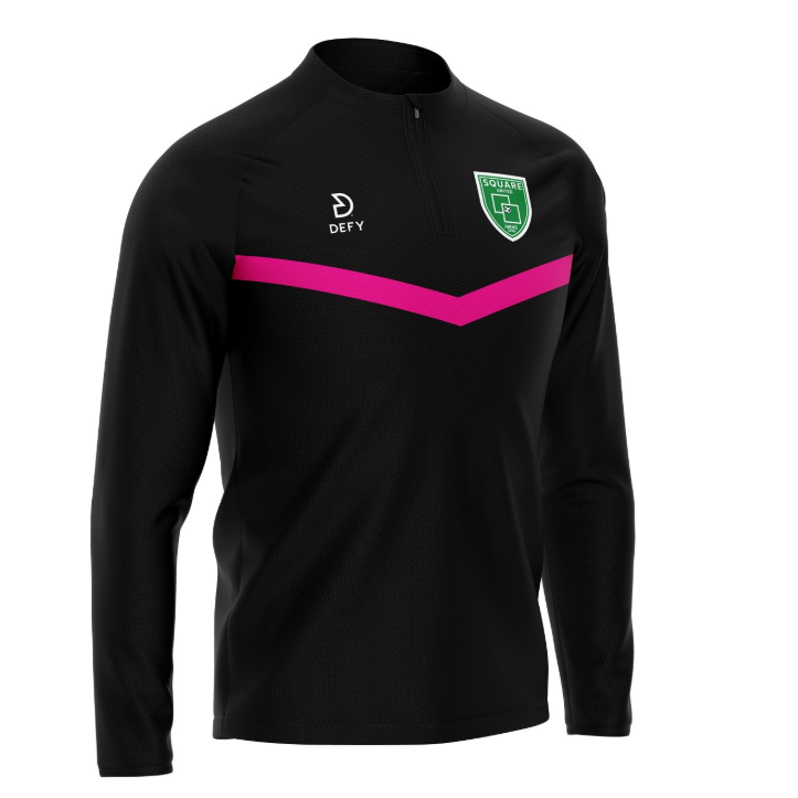 Square Utd Custom 1/4 Zip Pink - Adults