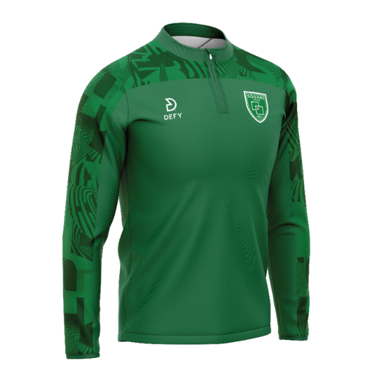 Square Utd Custom 1/4 Zip Green - Adults
