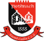 Fenagh St. Caillins GAA crest in red and black with the year 1888.