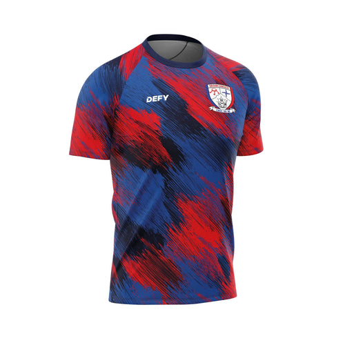 Drumconrath Meath Hill Royal/Red Training T-Shirt - Mens - Defy.ie