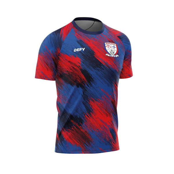 Drumconrath Meath Hill Royal/Red Training T-Shirt - Kids - Defy.ie