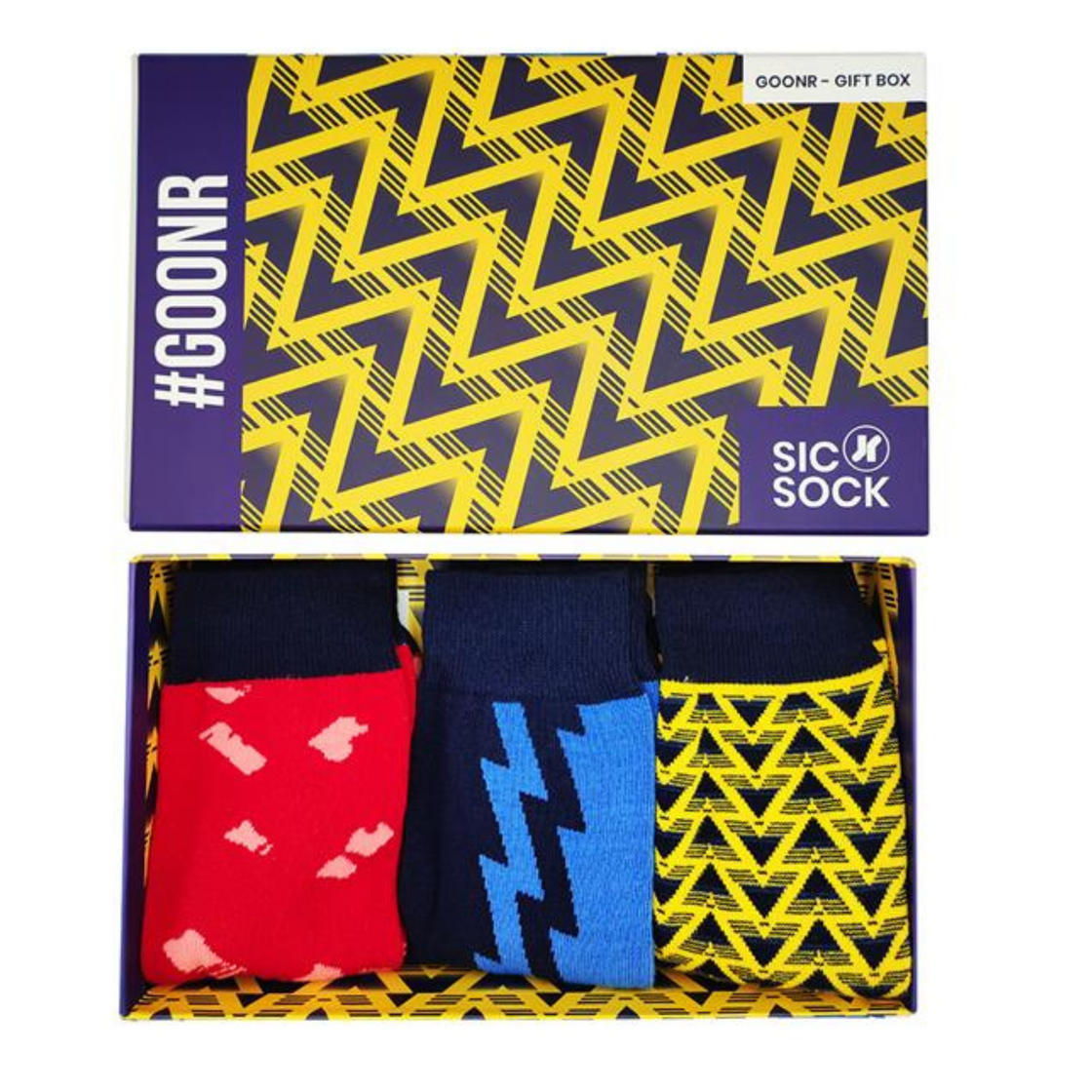 SicSock Retro Shirt Socks Gift Box Arsenal