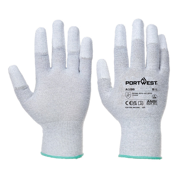 ESD 13 PU Fingertip Glove