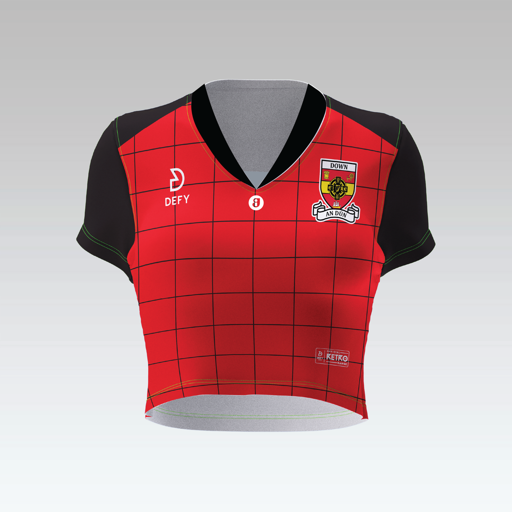 Down crop jersey