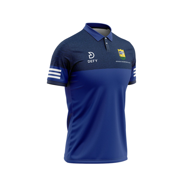 Moynalty Steam Run Polo Shirt  - Royal/Navy - Defy.ie
