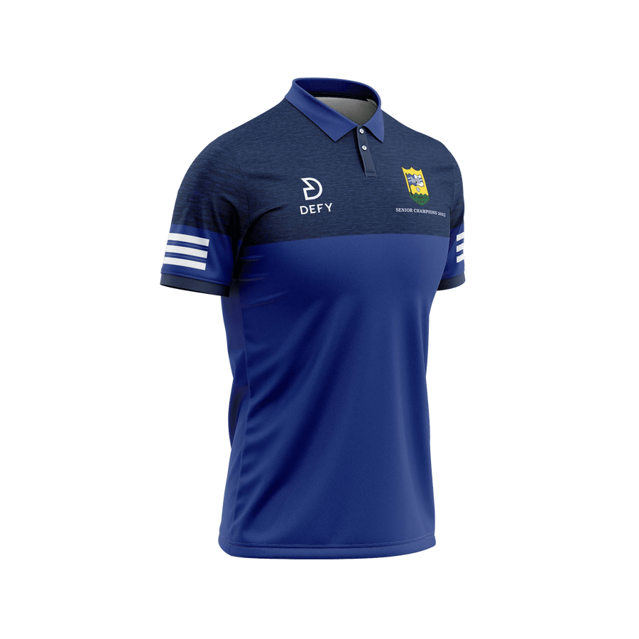St Mary's Ardee polo - Royal/Navy - Defy.ie