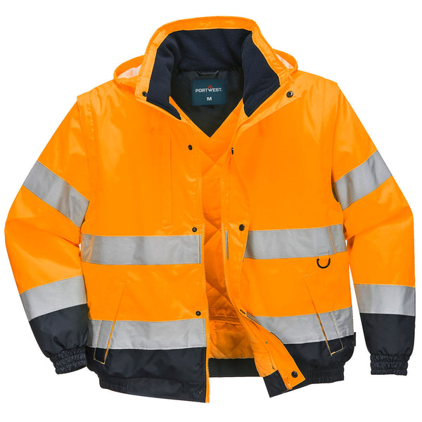 Hi-Vis 2in1 Bomber Jacket