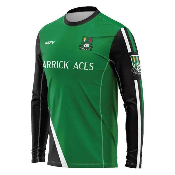 Carrick Aces Long Sleeve Tech Tee - Kids - Defy.ie