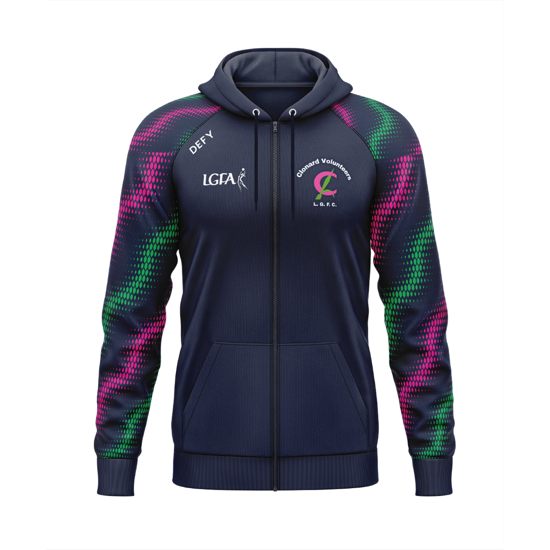 Clonard Volunteers LGFA Full Zip Hoodie Adults
