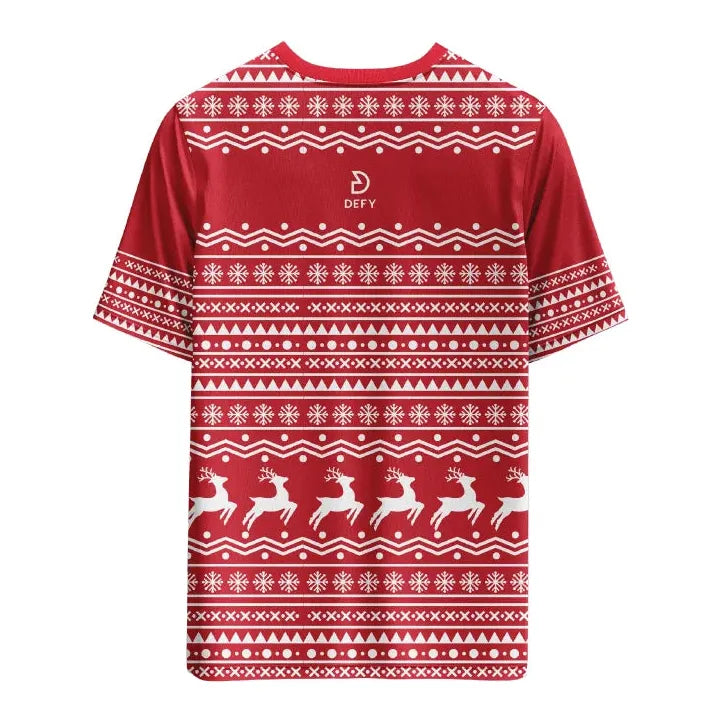 Christmas Jersey - Red Reindeer - Adults - Defy.ie