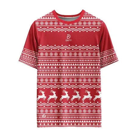 Christmas Jersey - Red Reindeer - Adults - Defy.ie