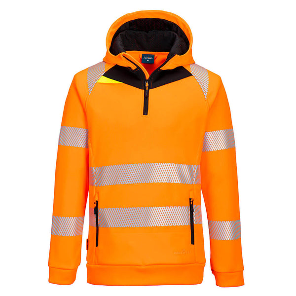 DX4 Hi-Vis Quarter Zip Hoodie