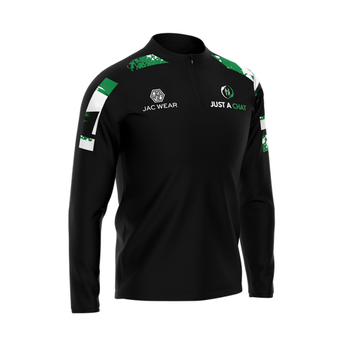 Just A Chat Green Zip Top Kids