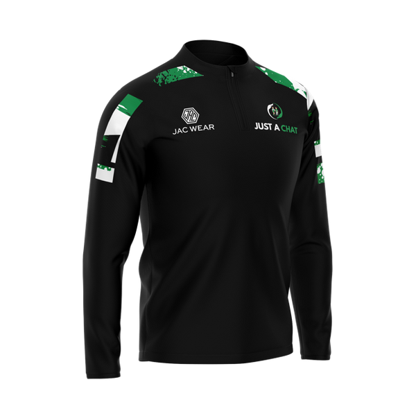 Just A Chat Green Zip Top Kids