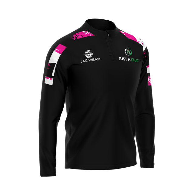 Just A Chat Pink Zip Top Kids
