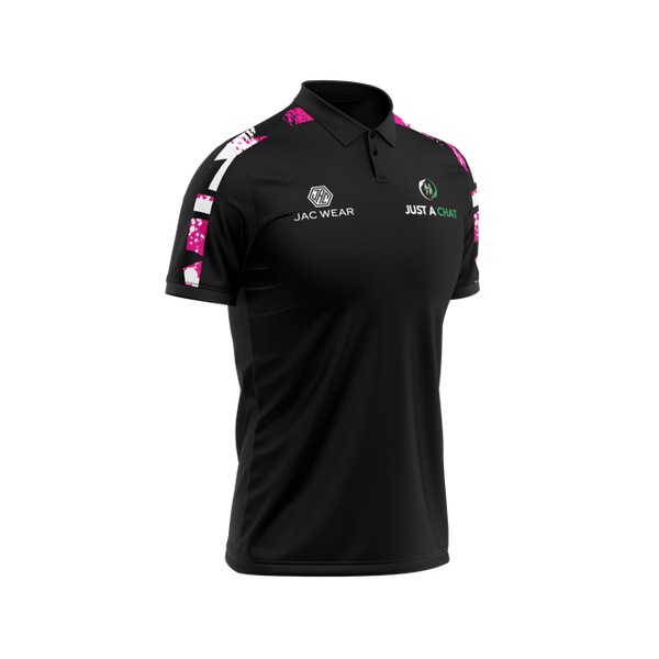 Just A Chat Pink Polo 1 Kids
