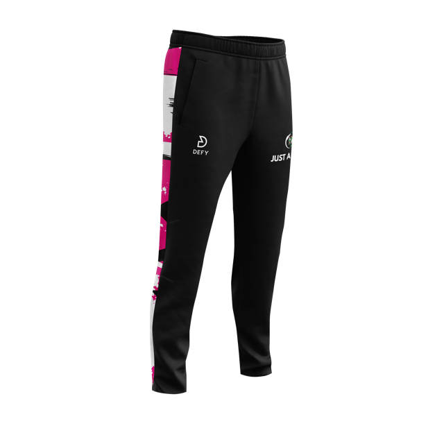 Just A Chat Pink Track Pants Kids