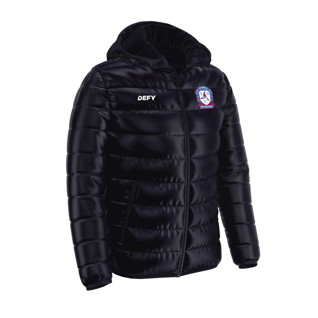 St Dominics FC Navy Puffer Jacket Adults