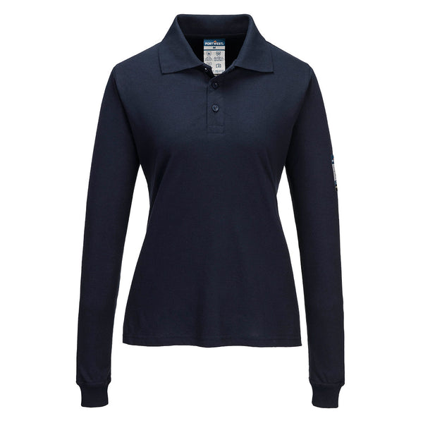 Modaflame Women Polo Shirt L/S