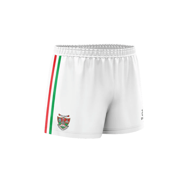 Inniskeen LGFA Training Shorts Adults White - Defy.ie