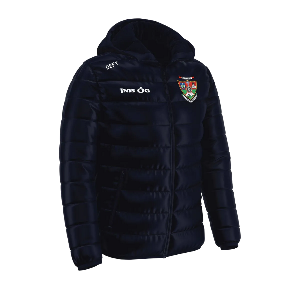 Inniskeen LGFA Puffer Jacket Navy Adults