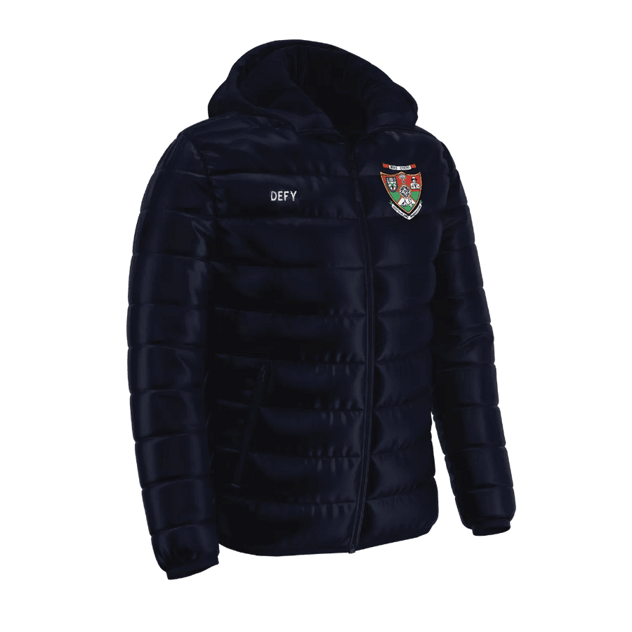 Inniskeen LGFA Puffer Jacket Navy Adults - Defy.ie