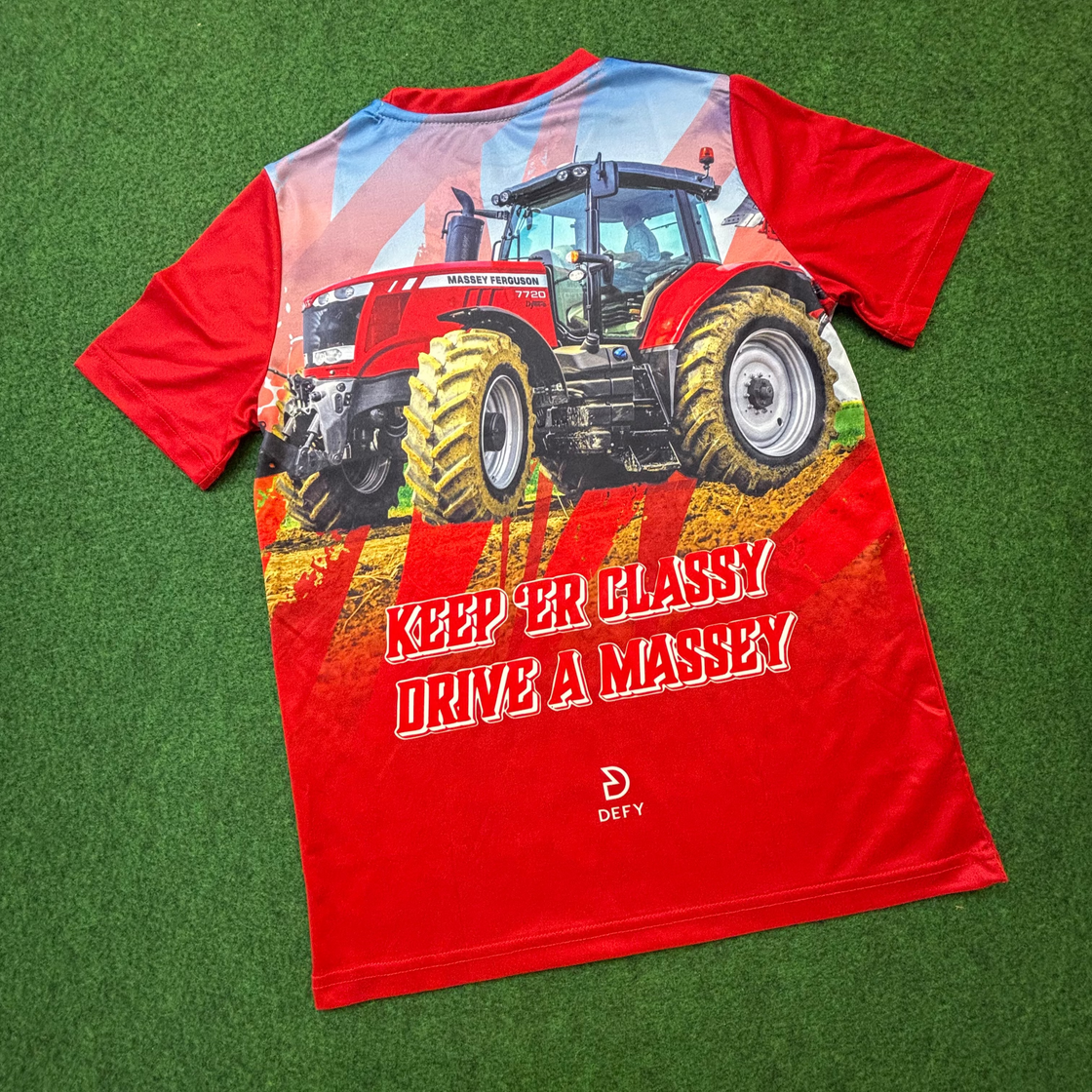 DEFY Agri Jerseys - Keep er' classy drive a Massey 2025