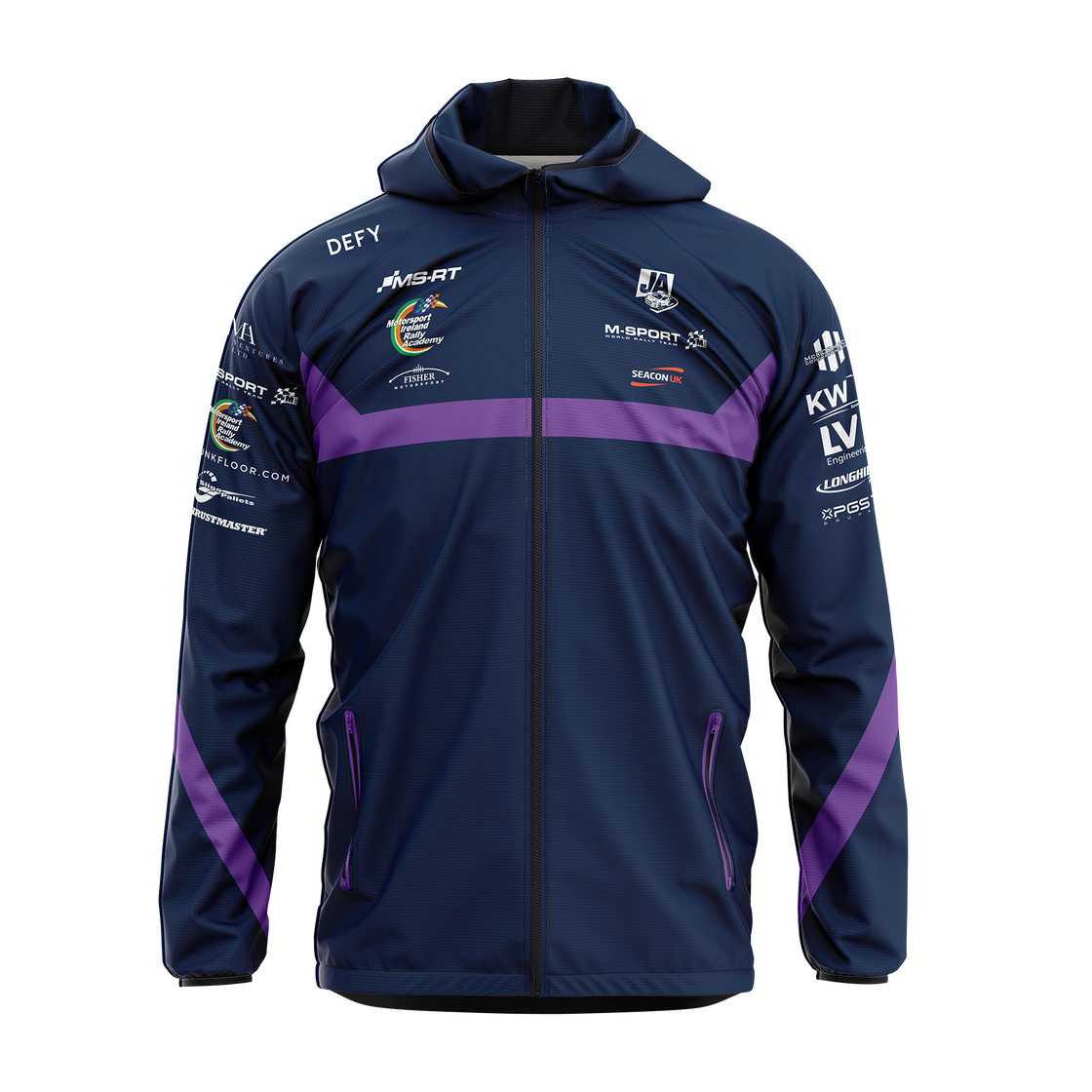 Jon Armstrong Rallying Custom Rain Jacket - Kids - Defy.ie