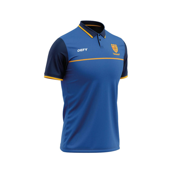 Kilkerley Polo T-Shirt - Royal/Amber - Mens - Defy.ie