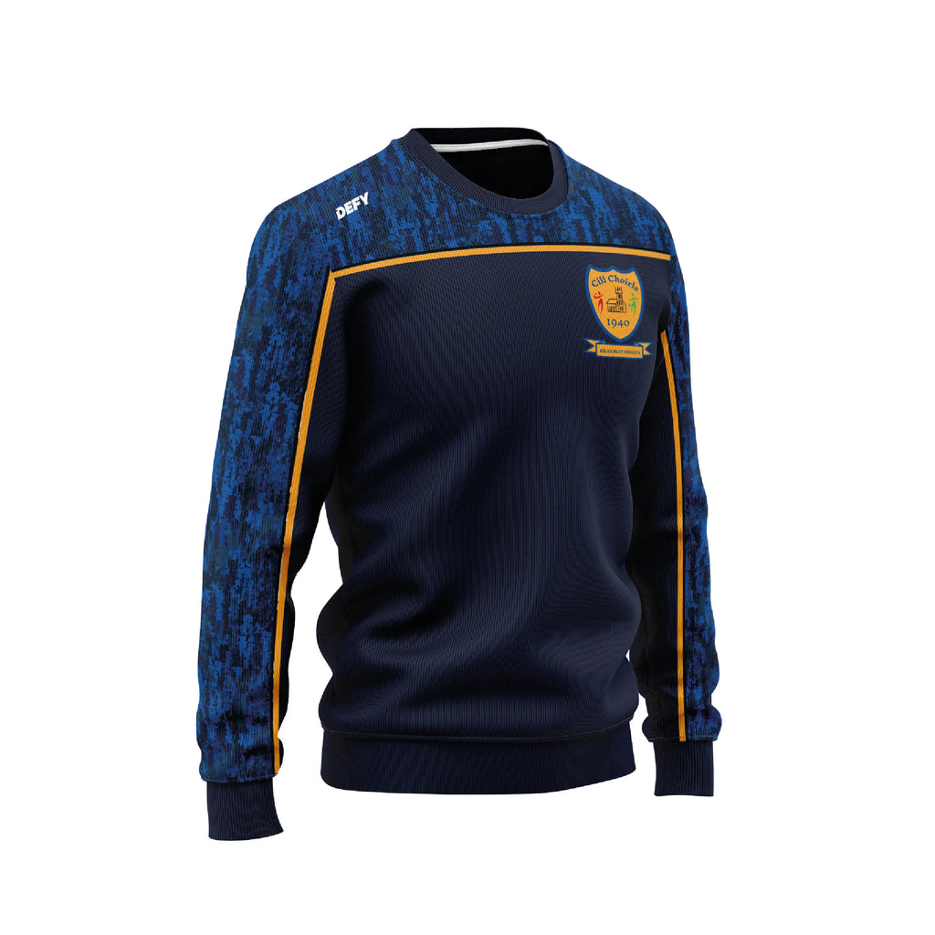 Kilkerley Crewneck - Royal/Amber - Mens