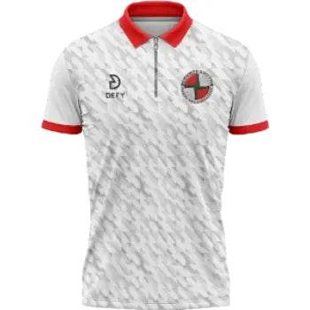 Louth Darts Polo Shirt 4 white/red - Defy.ie