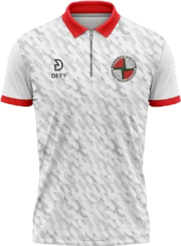 Louth Darts Polo Shirt  4 white/red