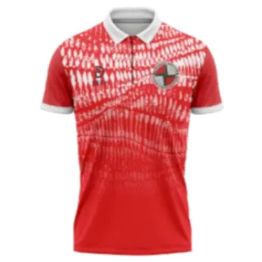 Louth Darts Polo Shirt  3 red/white