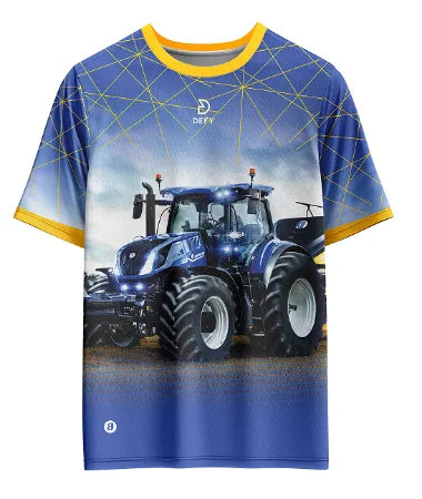 DEFY Agri Jerseys - New Holland - Royal Amber