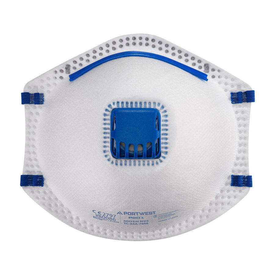 P2V Respirator Valved (10)
