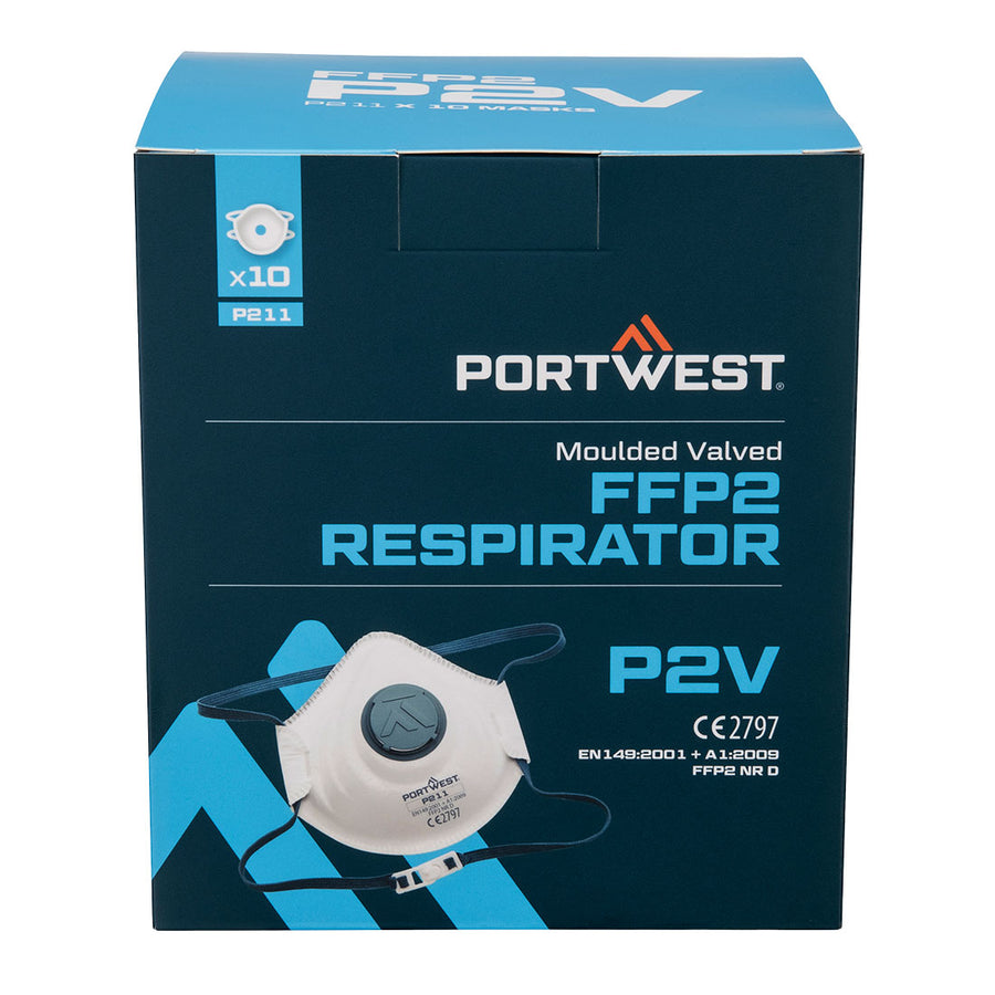 FFP2V Valved Respirator (Pk10)